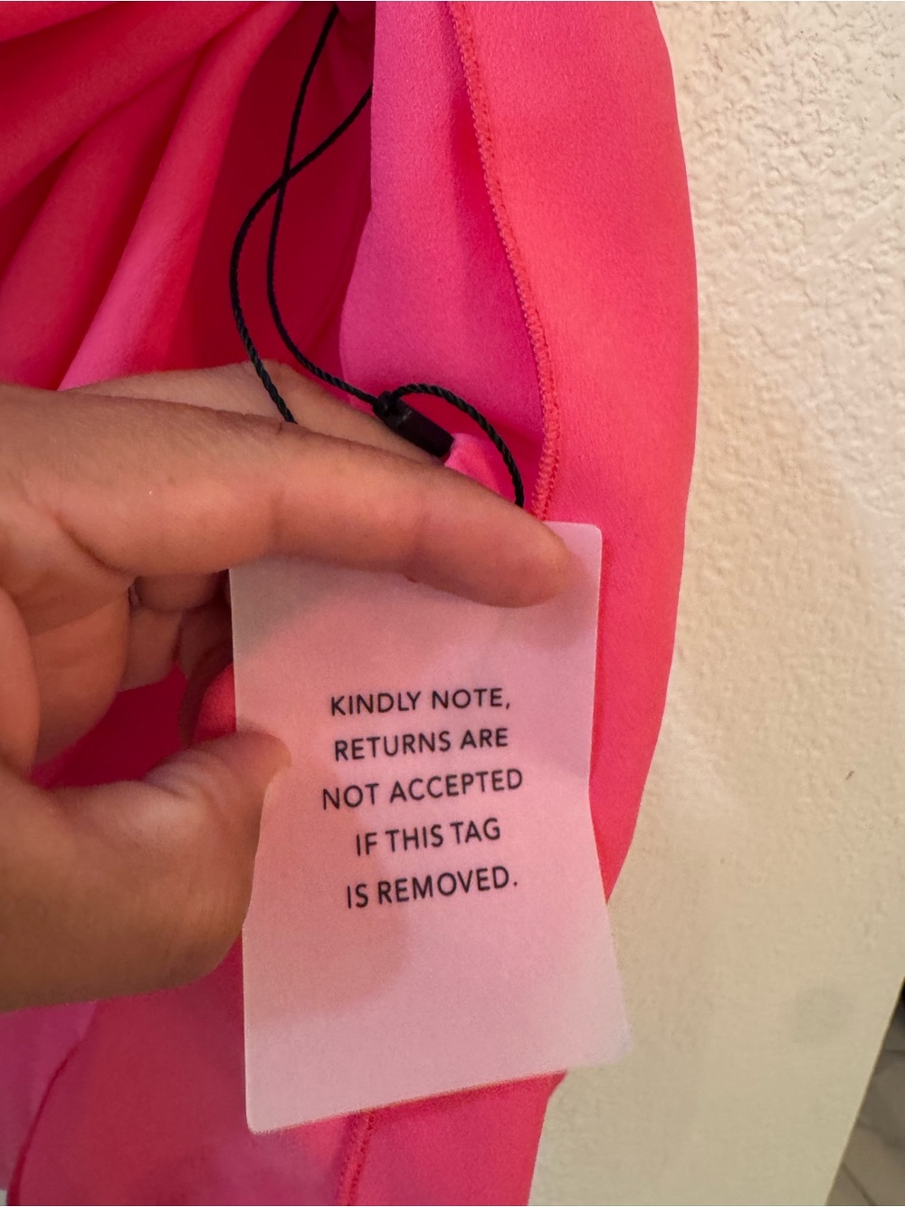 superdown Hot Pink Strapless Ruched Mini Dress with Side Ruffle - Picture 7 of 16